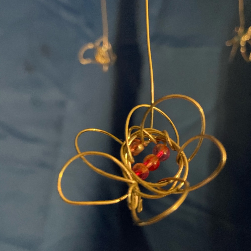 Spinning flower Mobile